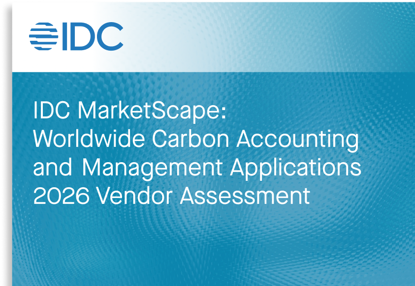 IDC MarketScape Worldwide Carbon Accounting and Management Applications 2026 Vendor Assessment